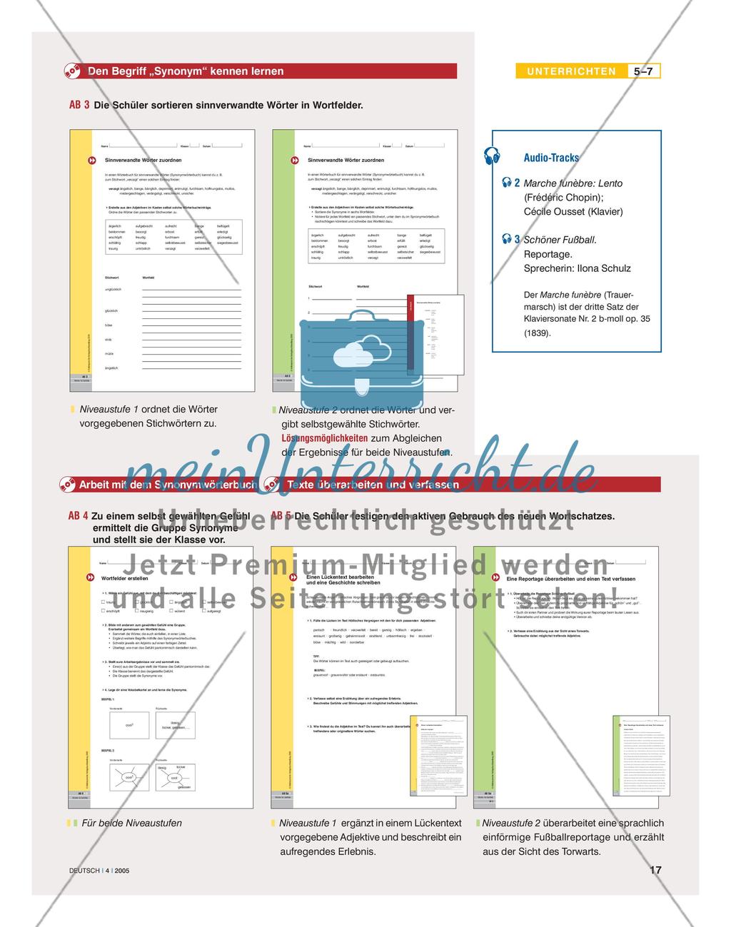 Wortfelder zum Thema