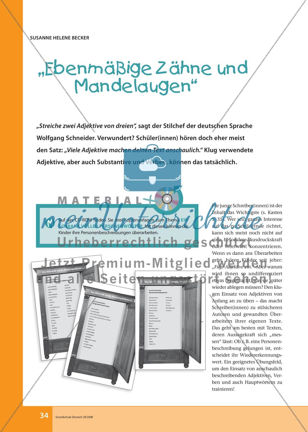 „Ebenmäßige Zähne und Mandelaugen“ Preview 1
