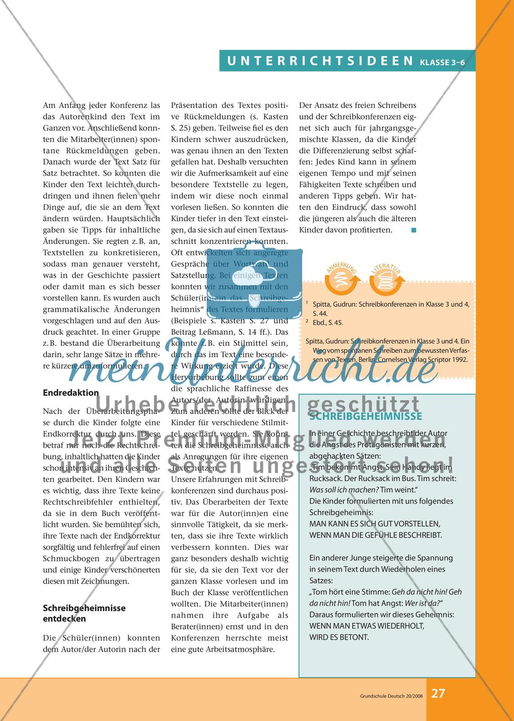 Über Schreibgeheimnisse nachdenken Preview 4