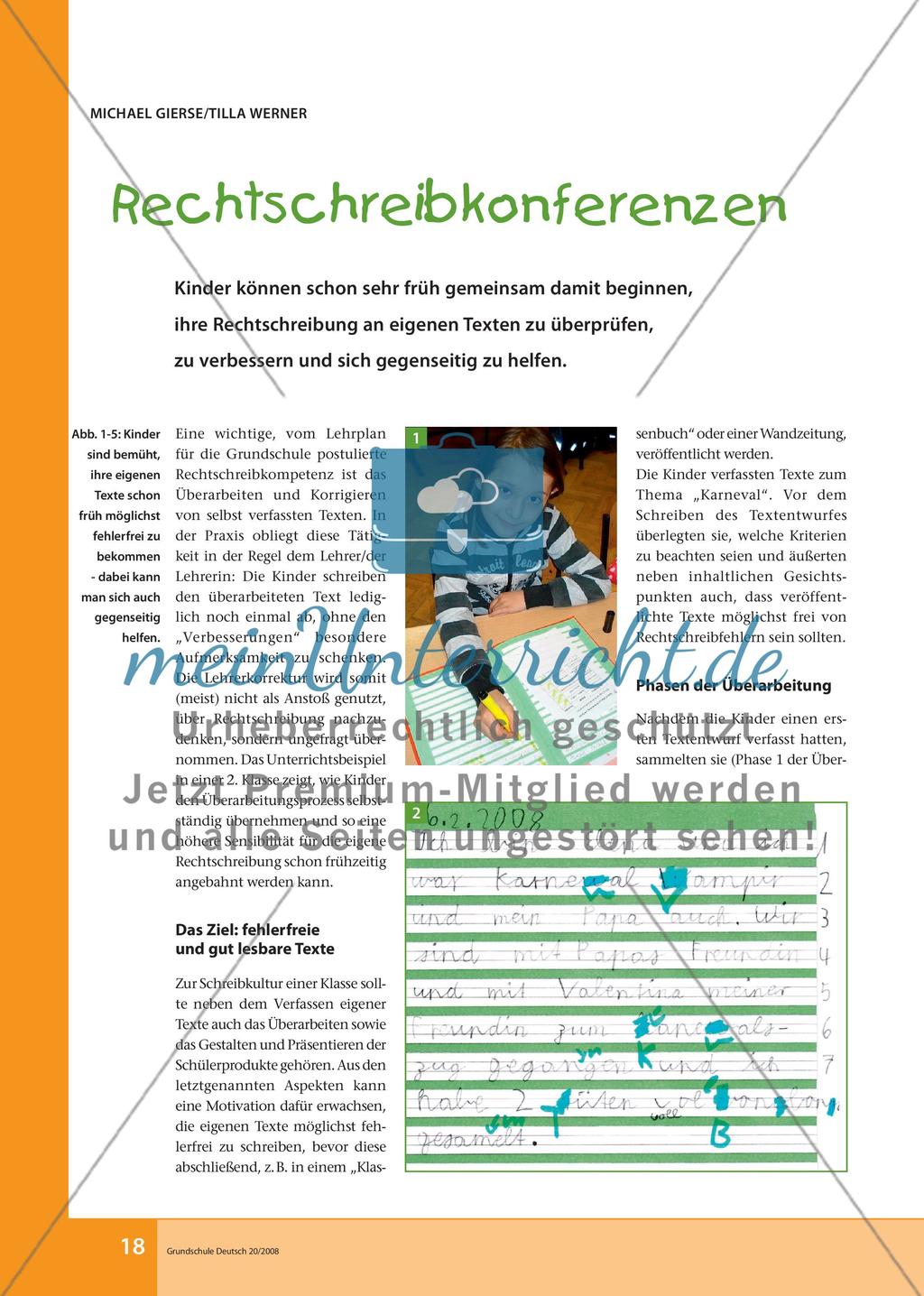 Rechtschreibkonferenzen Preview 1