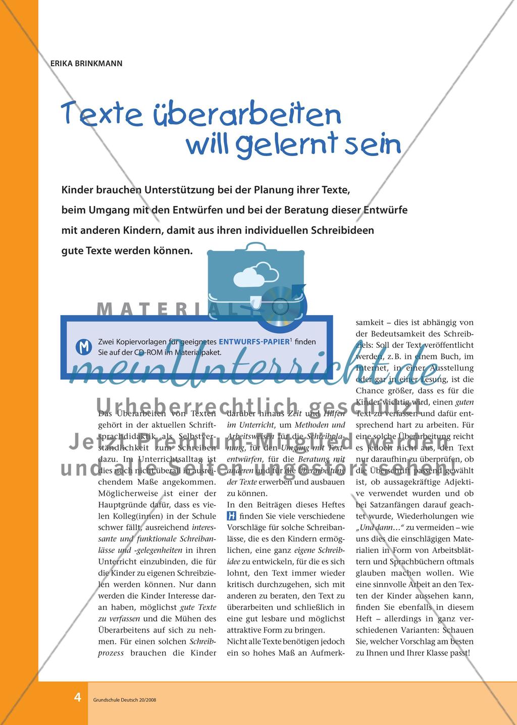 Texte überarbeiten will gelernt sein Preview 1