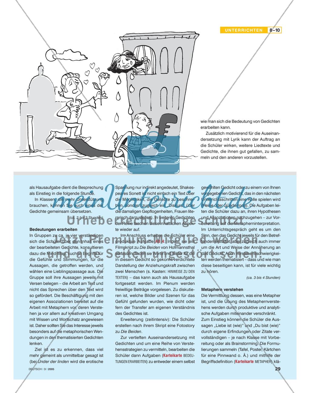 Liebeslyrik aus unterschiedlichen Zeiten Preview 2