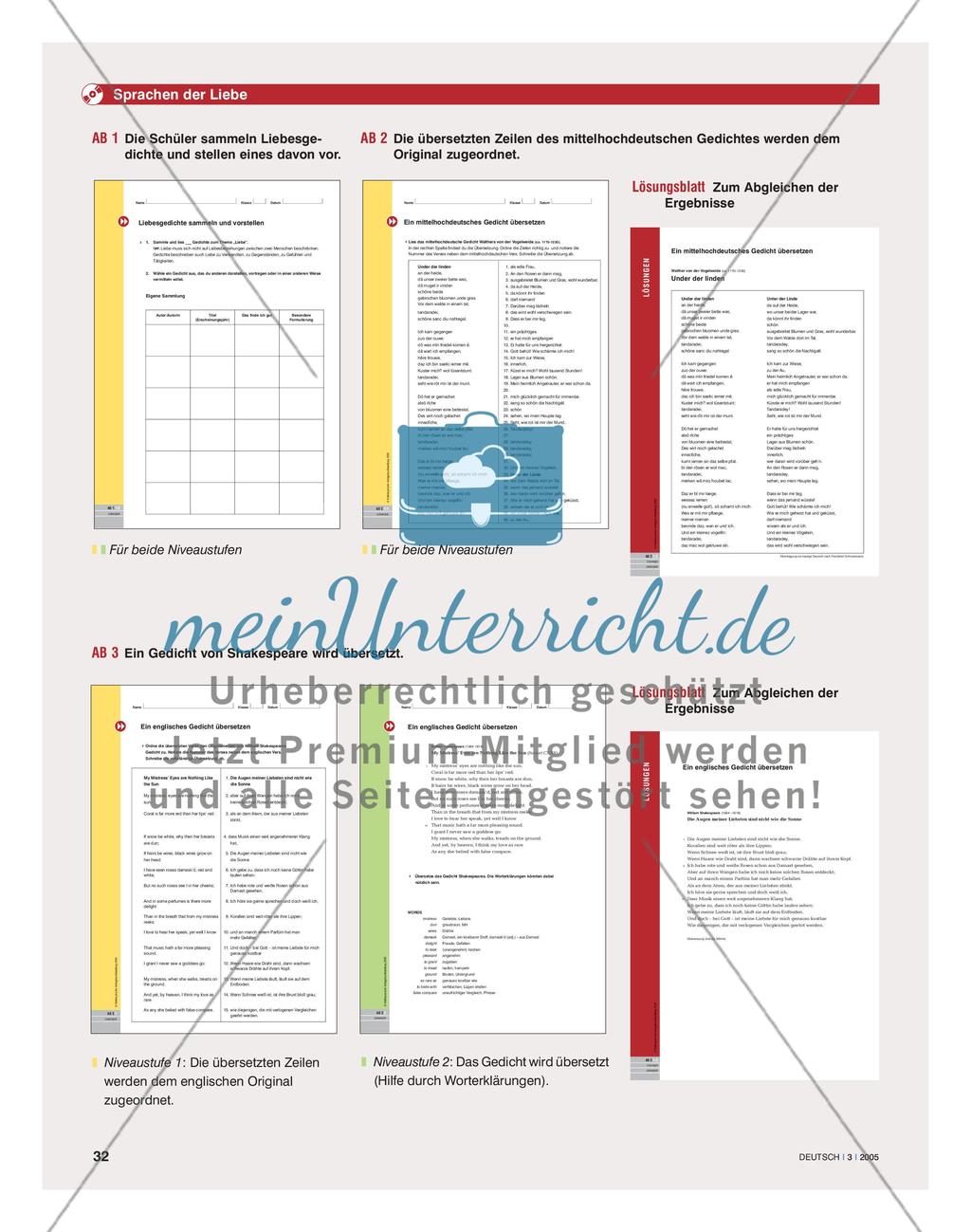 Liebeslyrik aus unterschiedlichen Zeiten Preview 5