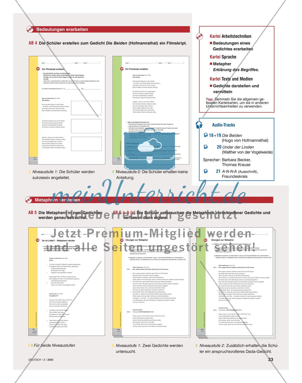 Liebeslyrik aus unterschiedlichen Zeiten Preview 6