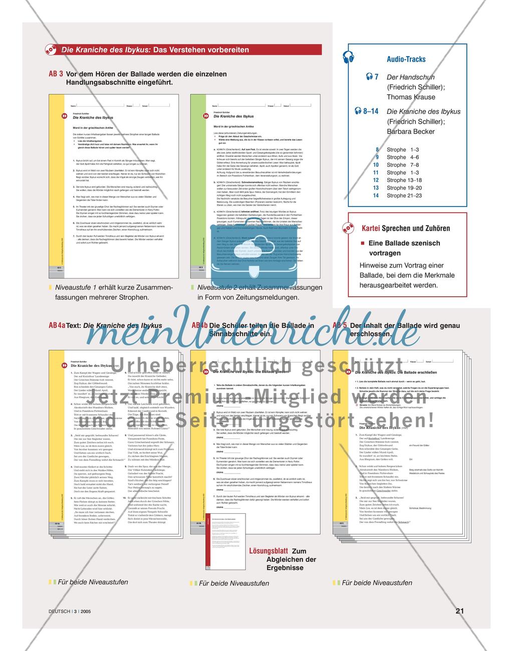 Balladenmerkmale hörend und spielend kennen lernen Preview 4