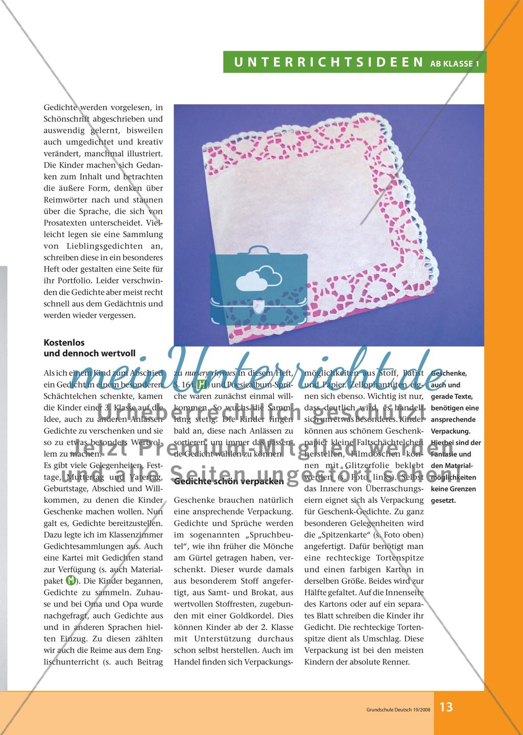 Gedicht zu verschenken Preview 2