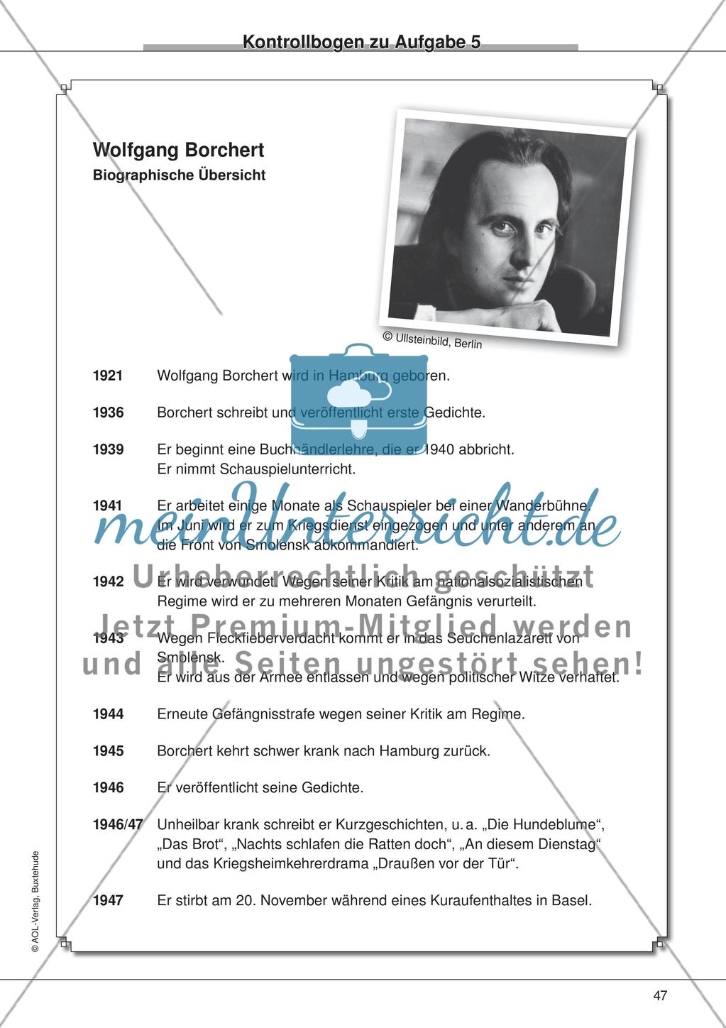 Wolfgang Borchert: An diesem Dienstag Preview 10