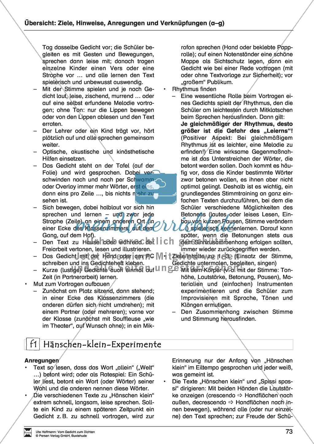 Lyrische Texte - Gedichte schreiben und gestalten: "Gedichte gestalten" + Einführung Preview 3