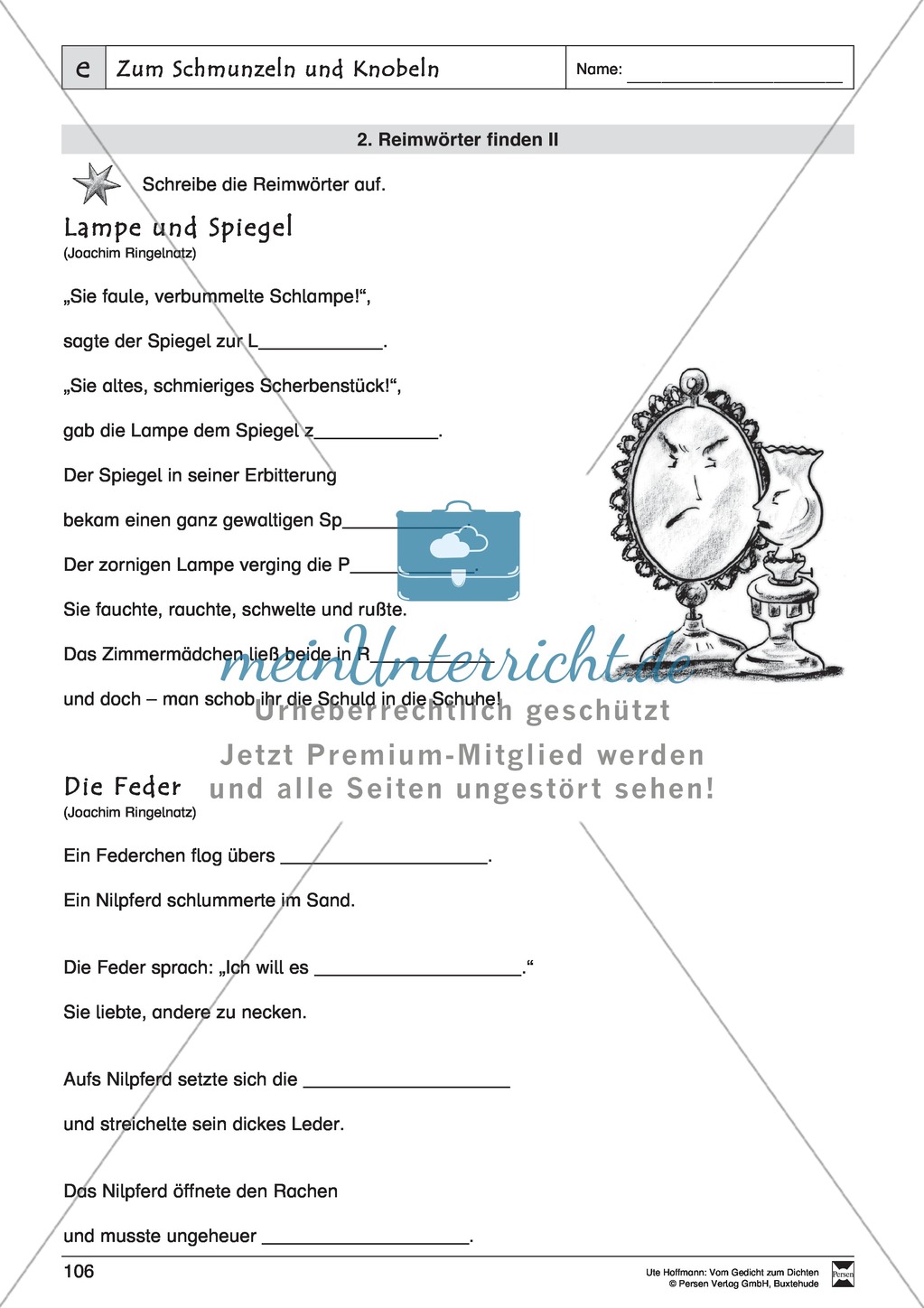 Lyrische Texte - Gedichte schreiben und gestalten: