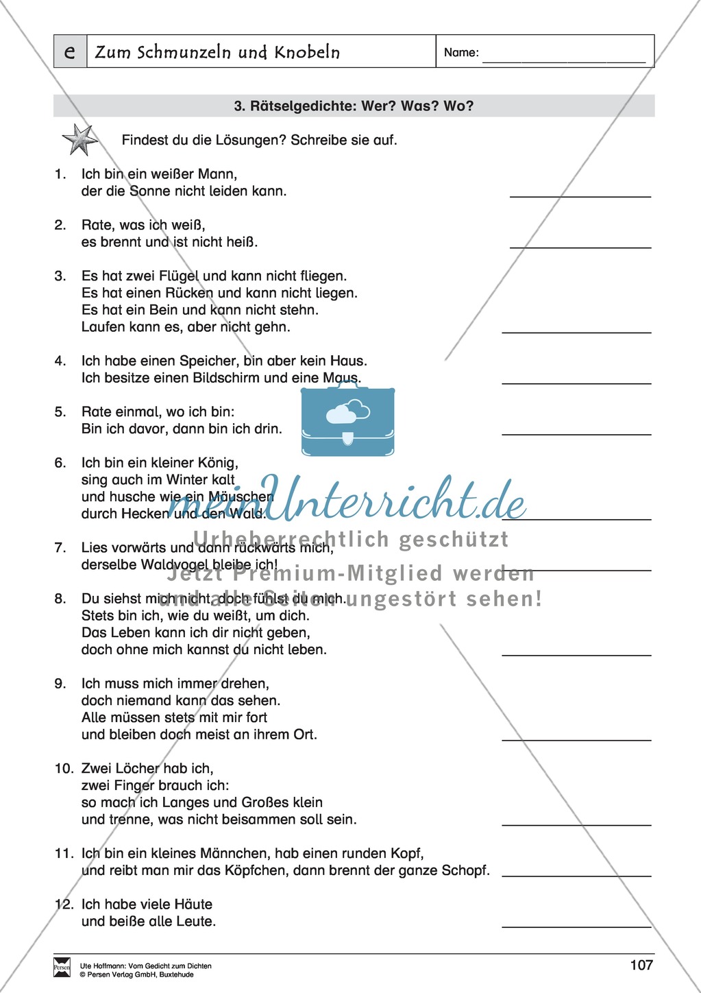 Lyrische Texte - Gedichte schreiben und gestalten: