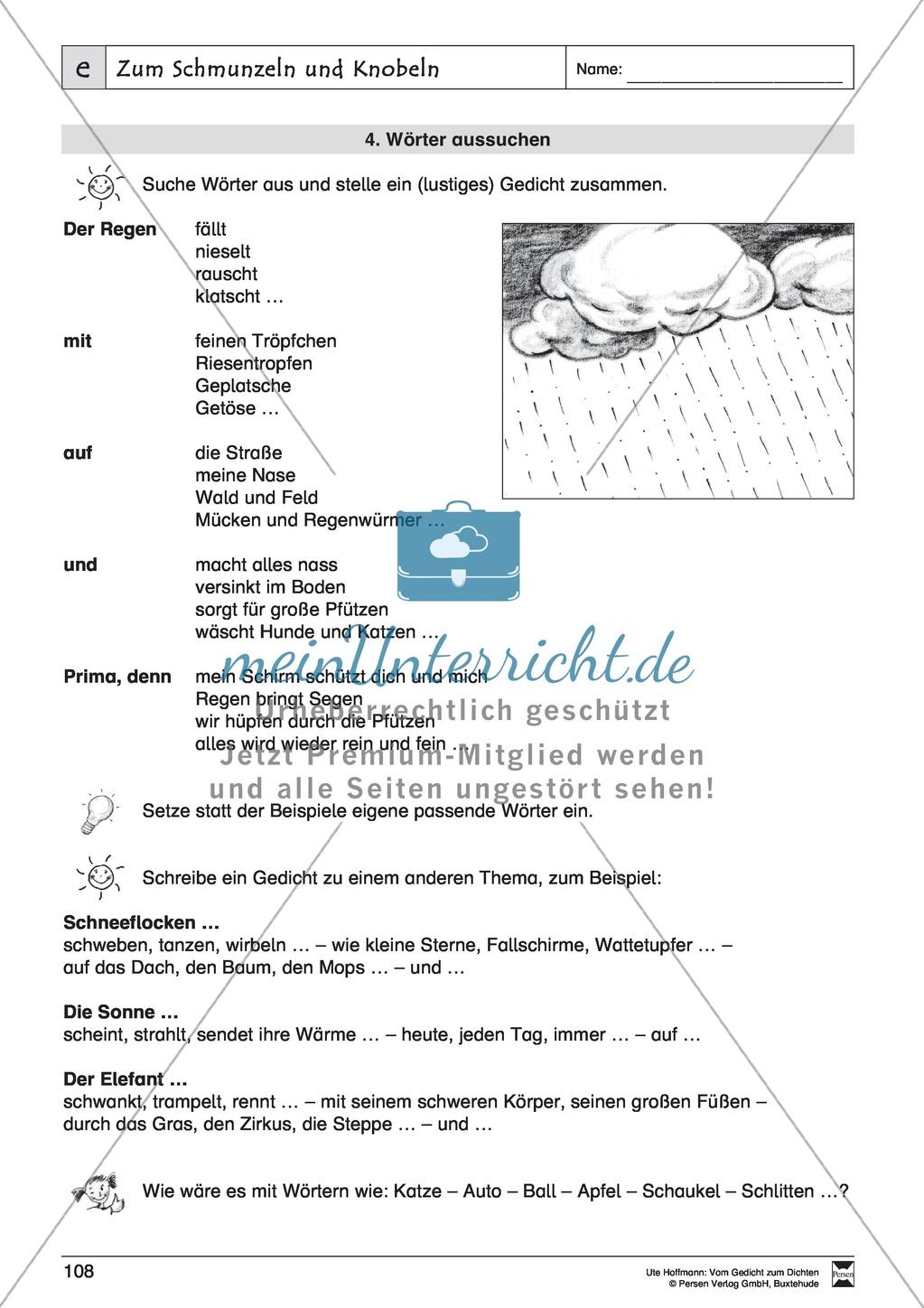 Lyrische Texte - Gedichte schreiben und gestalten: