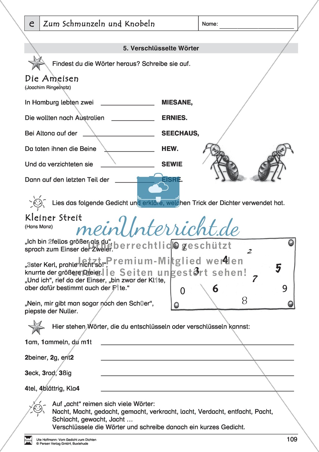 Lyrische Texte - Gedichte schreiben und gestalten: