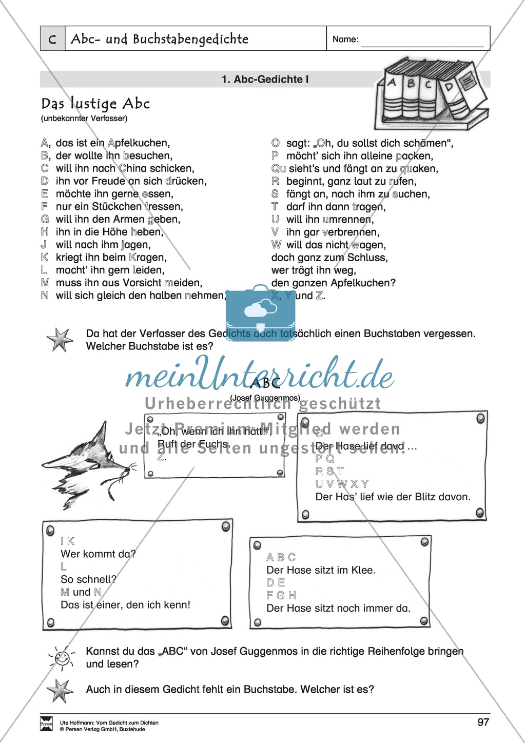 Lyrische Texte - Gedichte schreiben und gestalten: