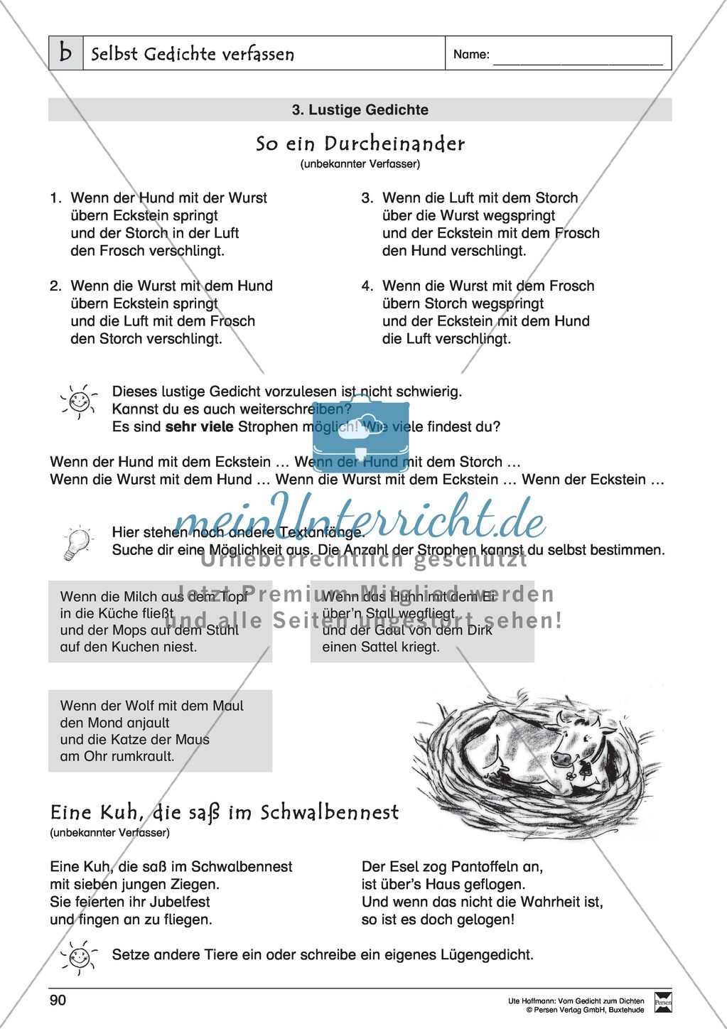 Lyrische Texte - Gedichte schreiben und gestalten: