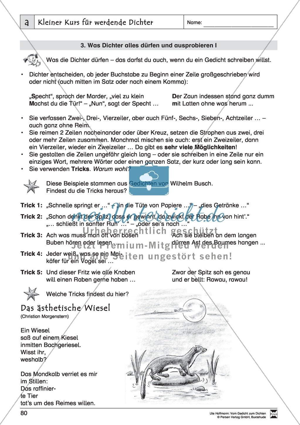 Lyrische Texte - Gedichte schreiben und gestalten: