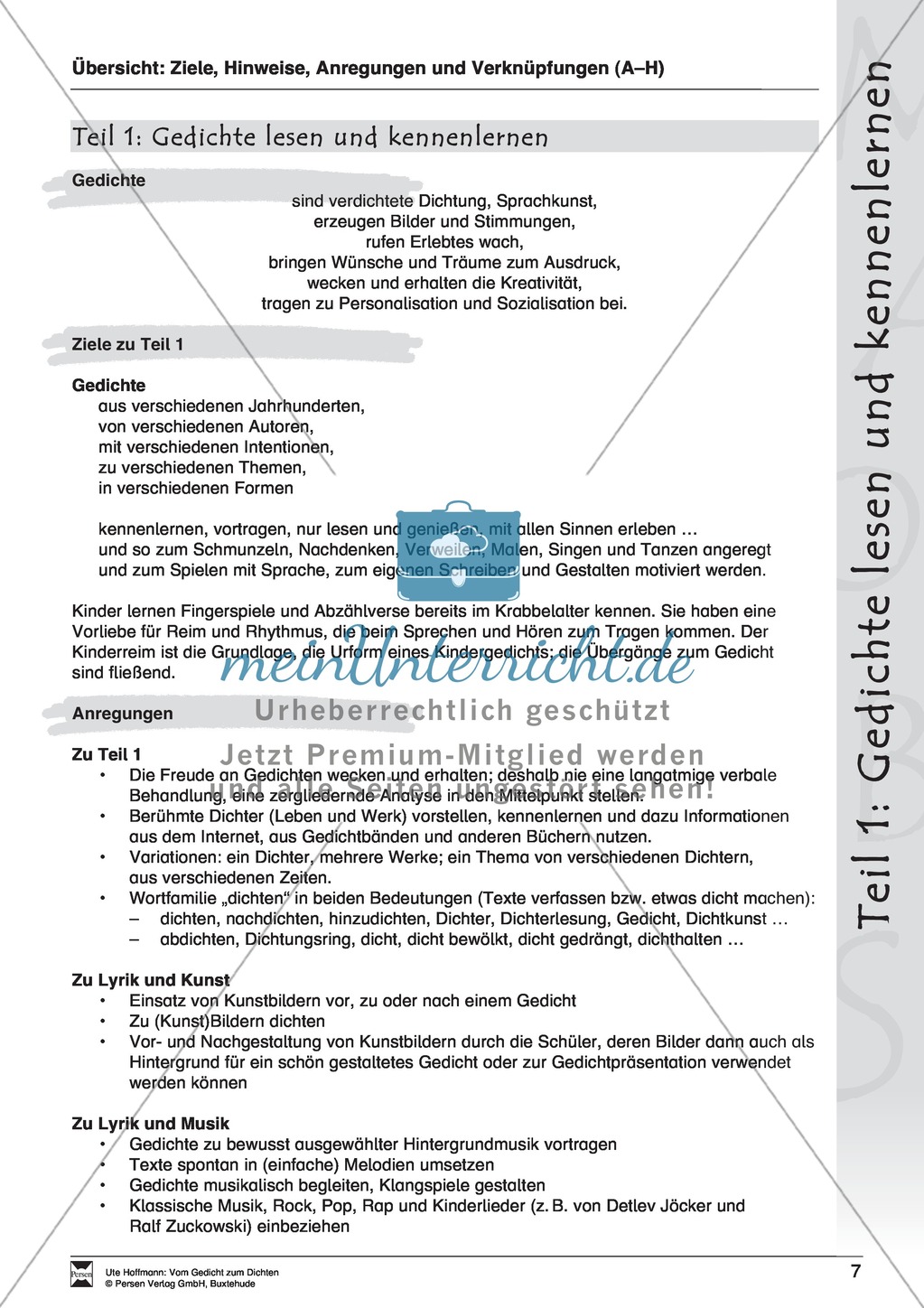 Lyrische Texte - Gedichte lesen: