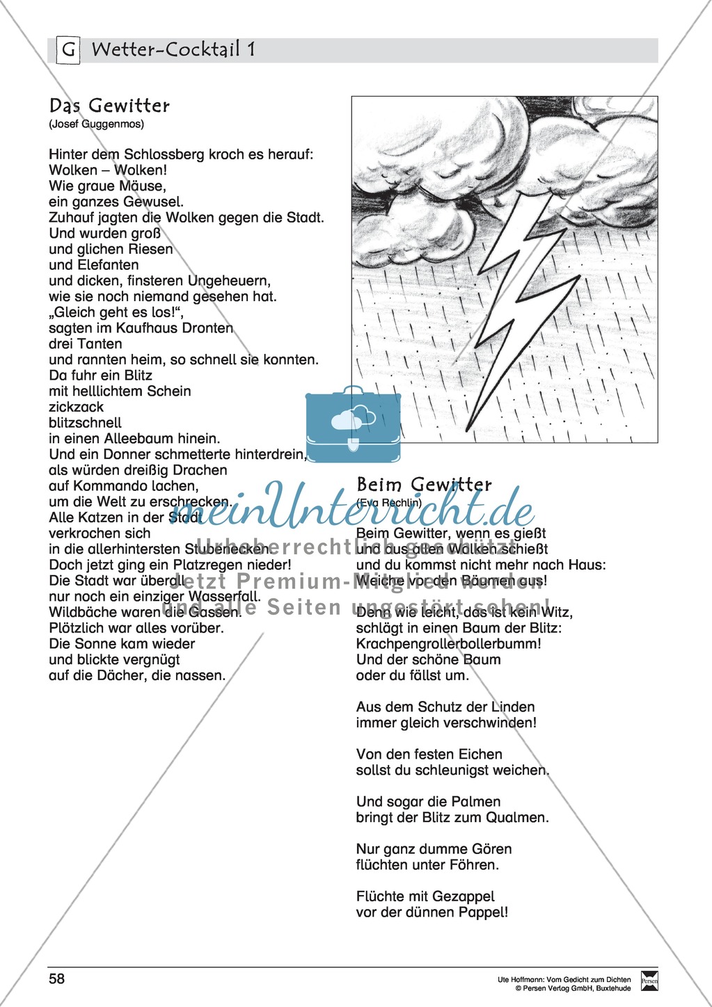 Lyrische Texte - Gedichte lesen: