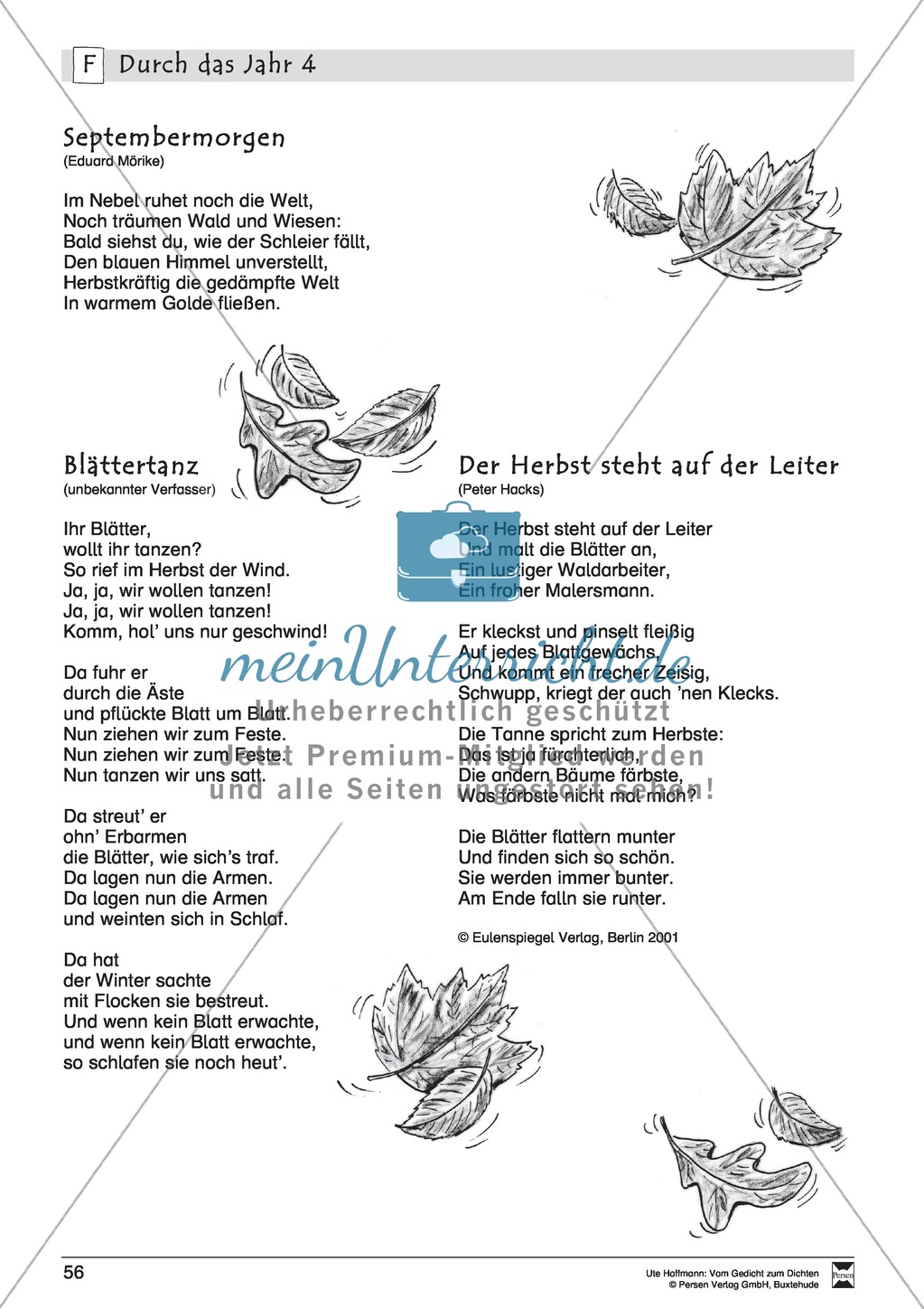 Lyrische Texte - Gedichte lesen: