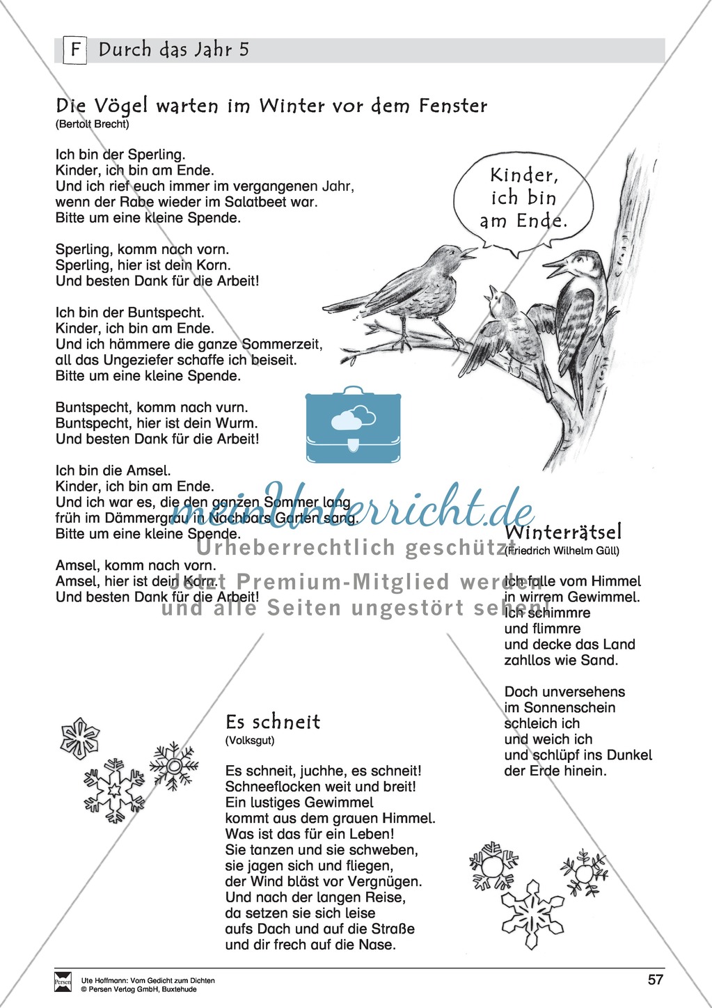 Lyrische Texte - Gedichte lesen: