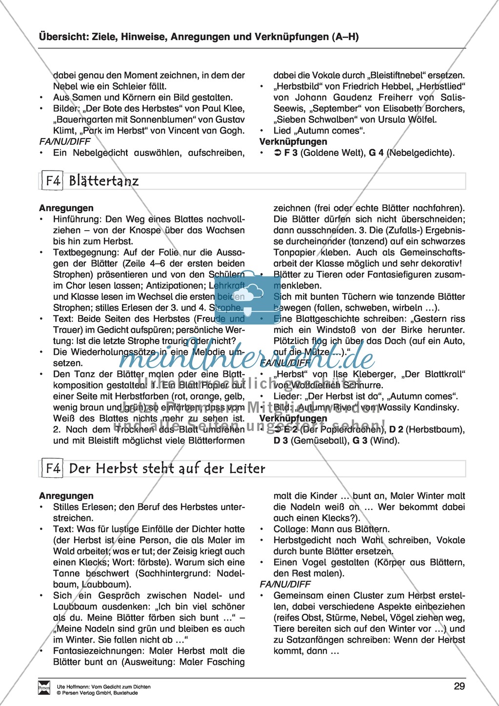 Lyrische Texte - Gedichte lesen: