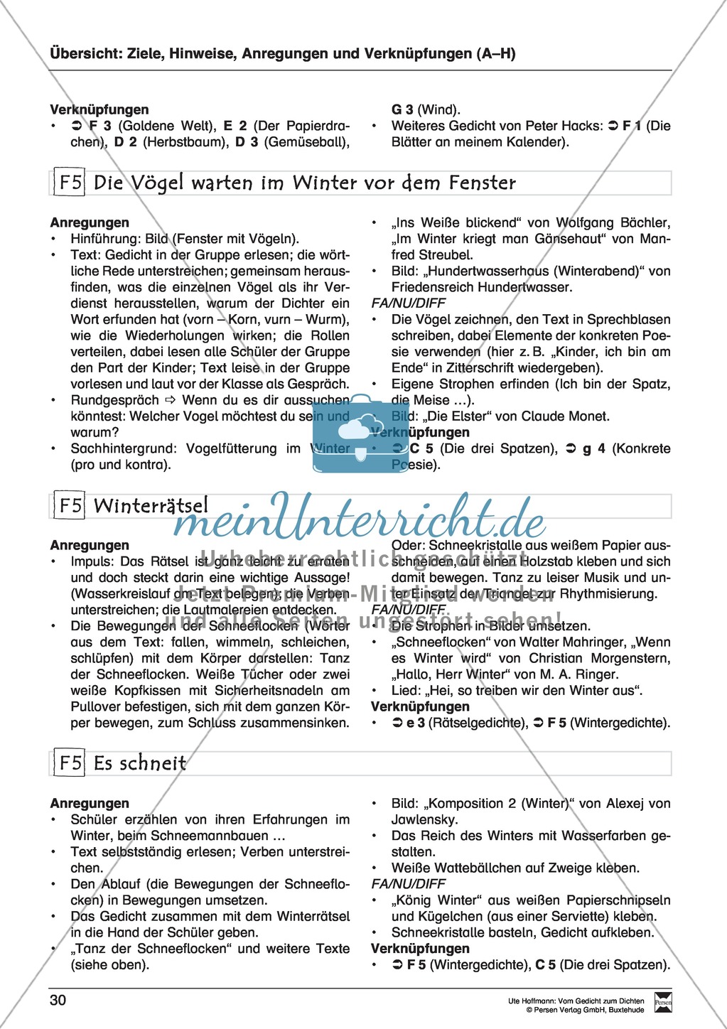 Lyrische Texte - Gedichte lesen:
