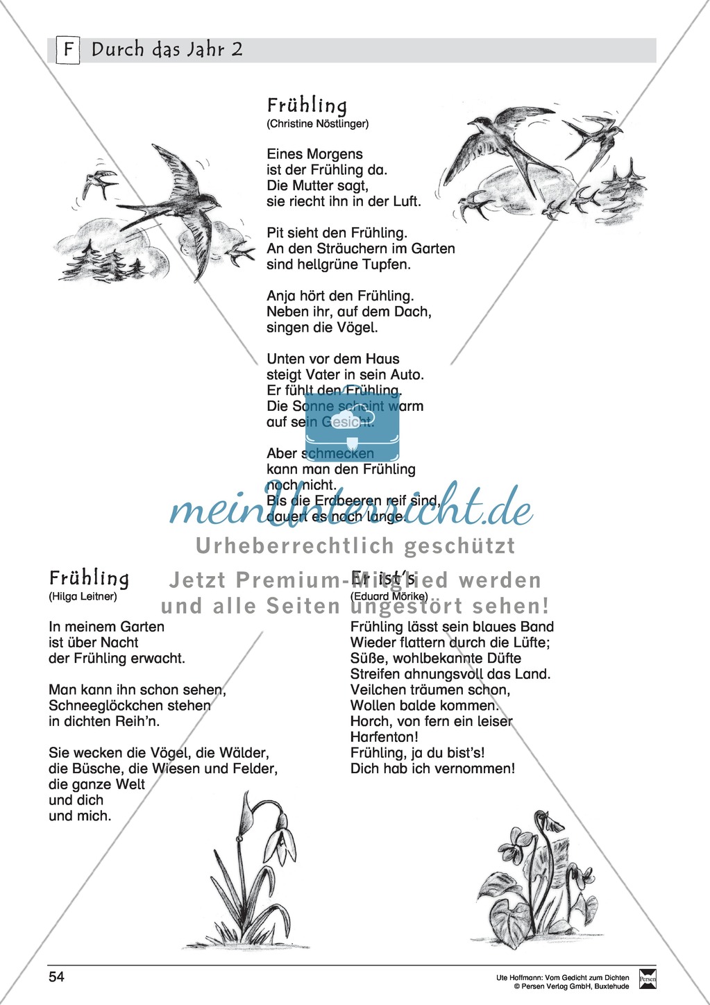 Lyrische Texte - Gedichte lesen: