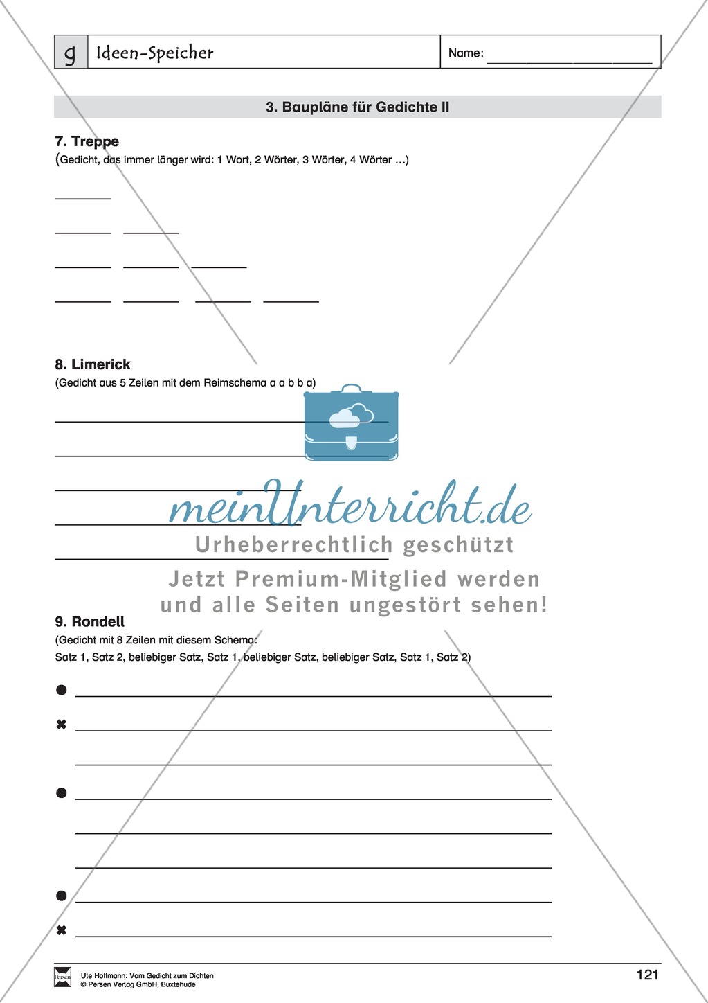 Lyrische Texte - Gedichte schreiben und gestalten: