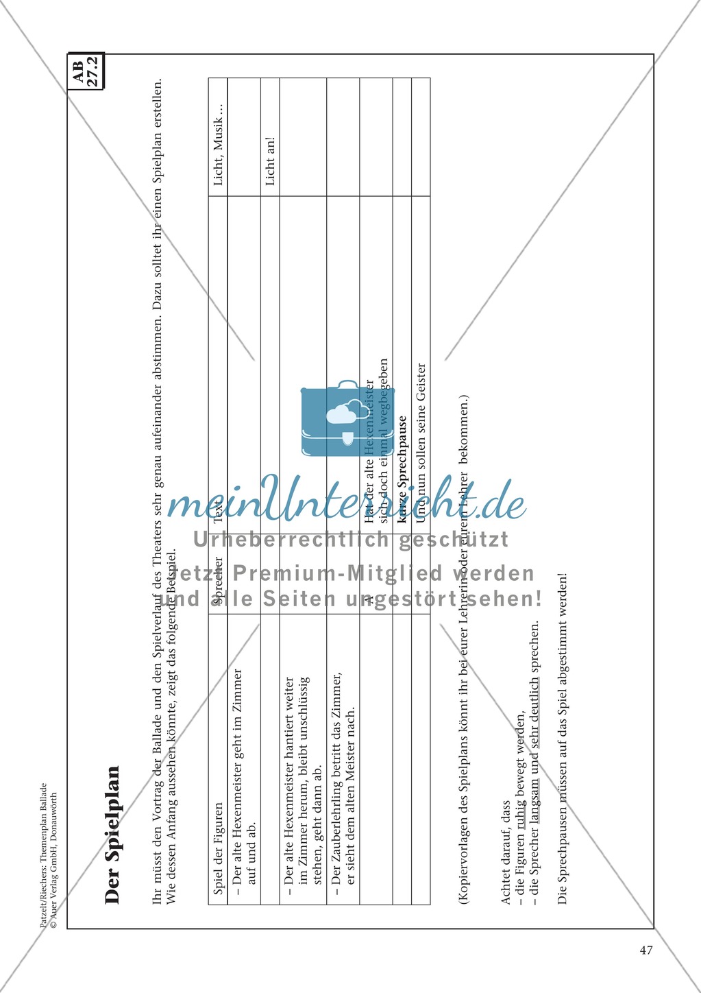Balladen im Deutschunterricht: Themenplan inkl. Material (komplett) Preview 34