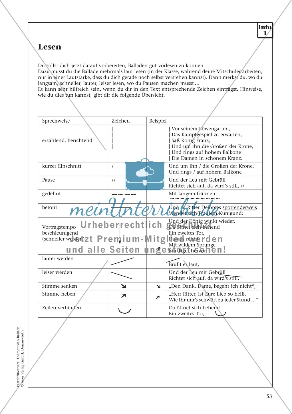 Balladen im Deutschunterricht: Themenplan inkl. Material (komplett) Preview 40