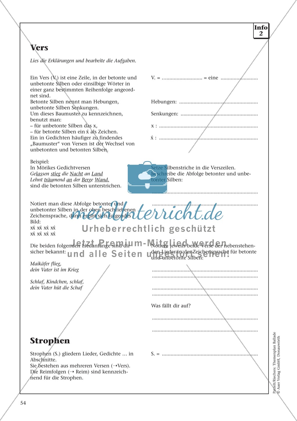 Balladen im Deutschunterricht: Themenplan inkl. Material (komplett) Preview 41
