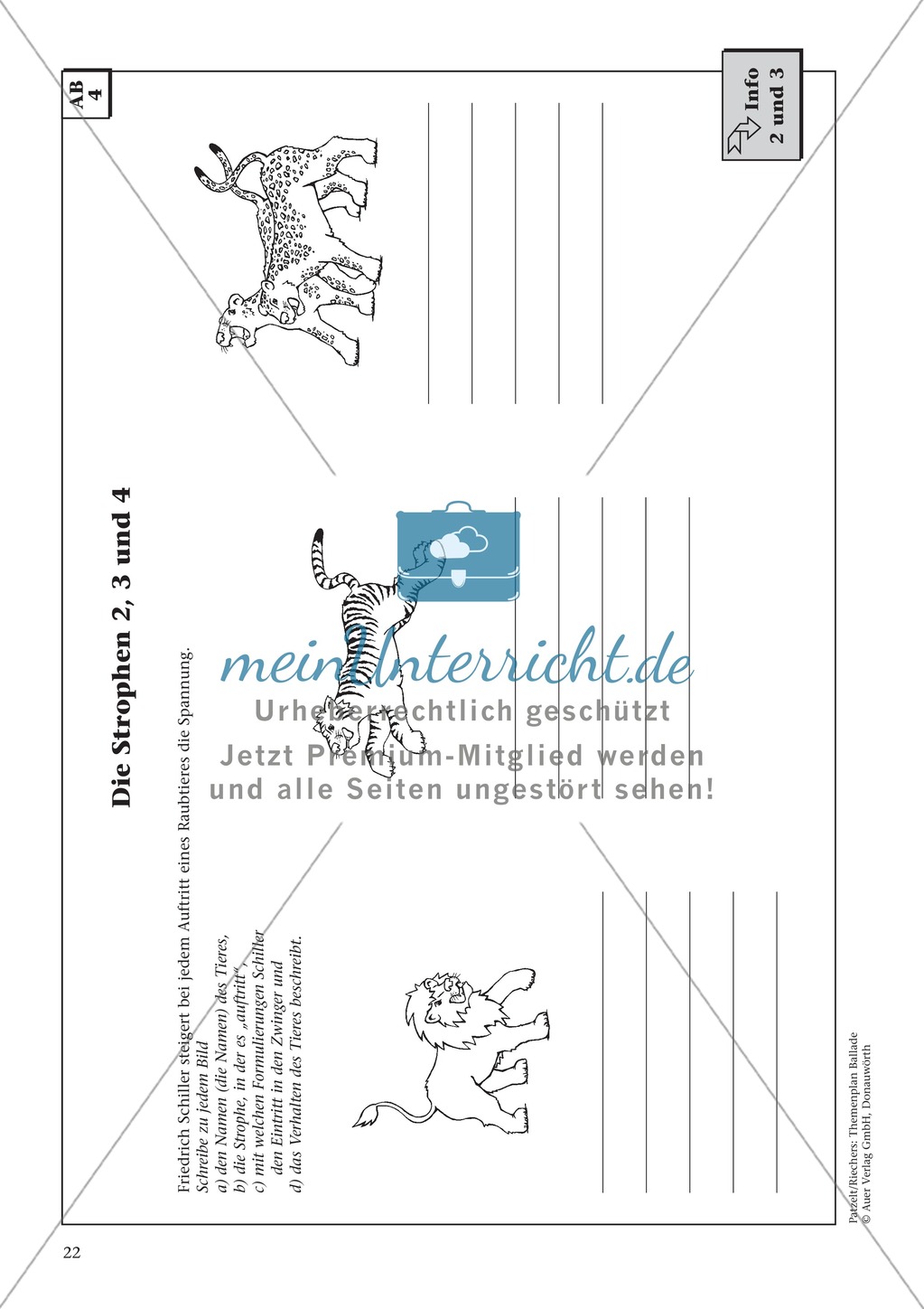 Balladen im Deutschunterricht: Themenplan inkl. Material (komplett) Preview 9