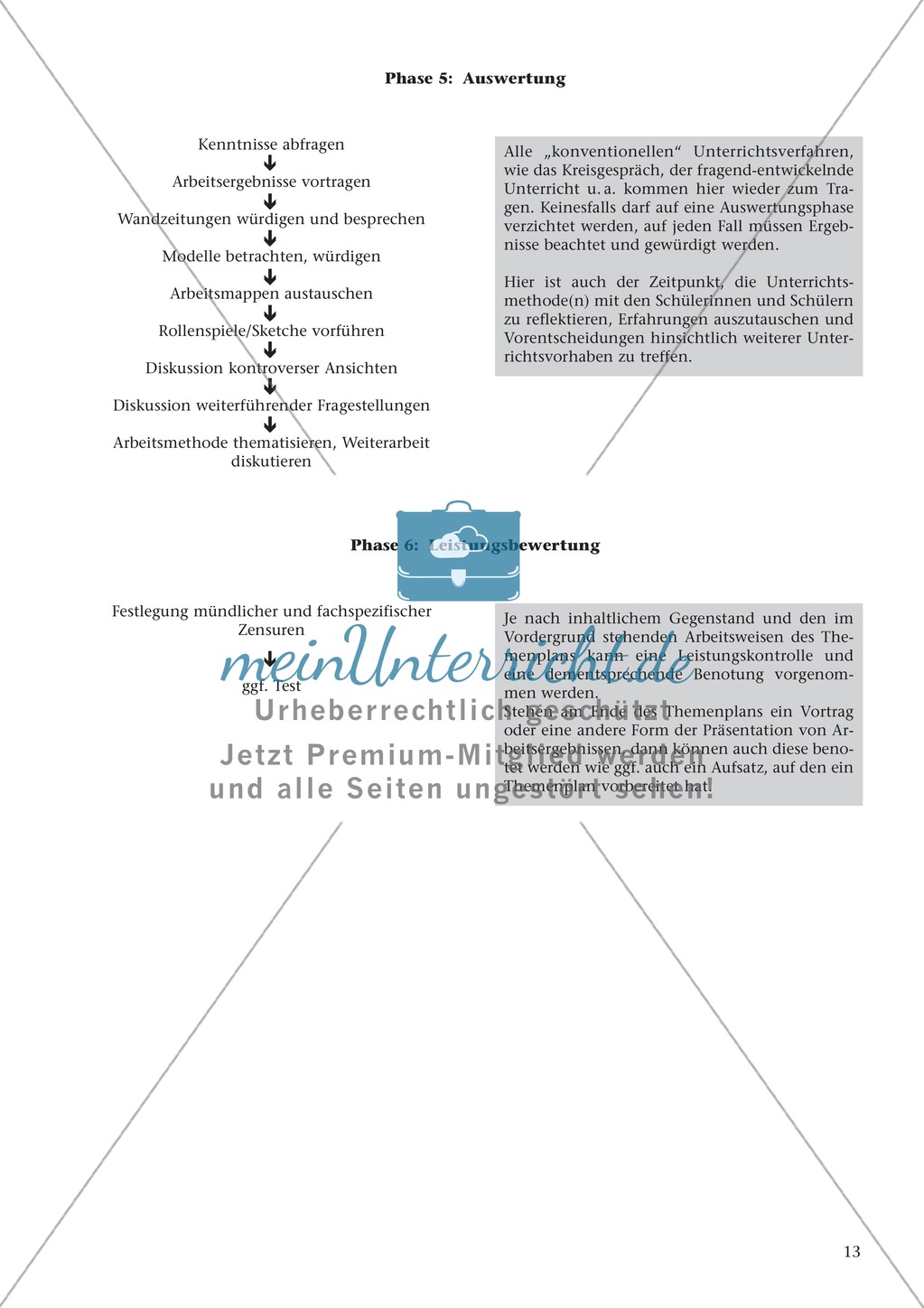 Offener Unterricht und Themenplanarbeit: fachdidaktischer Beitrag Preview 10