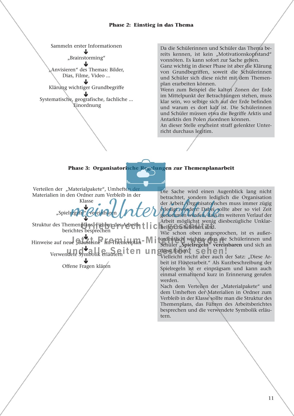 Offener Unterricht und Themenplanarbeit: fachdidaktischer Beitrag Preview 8