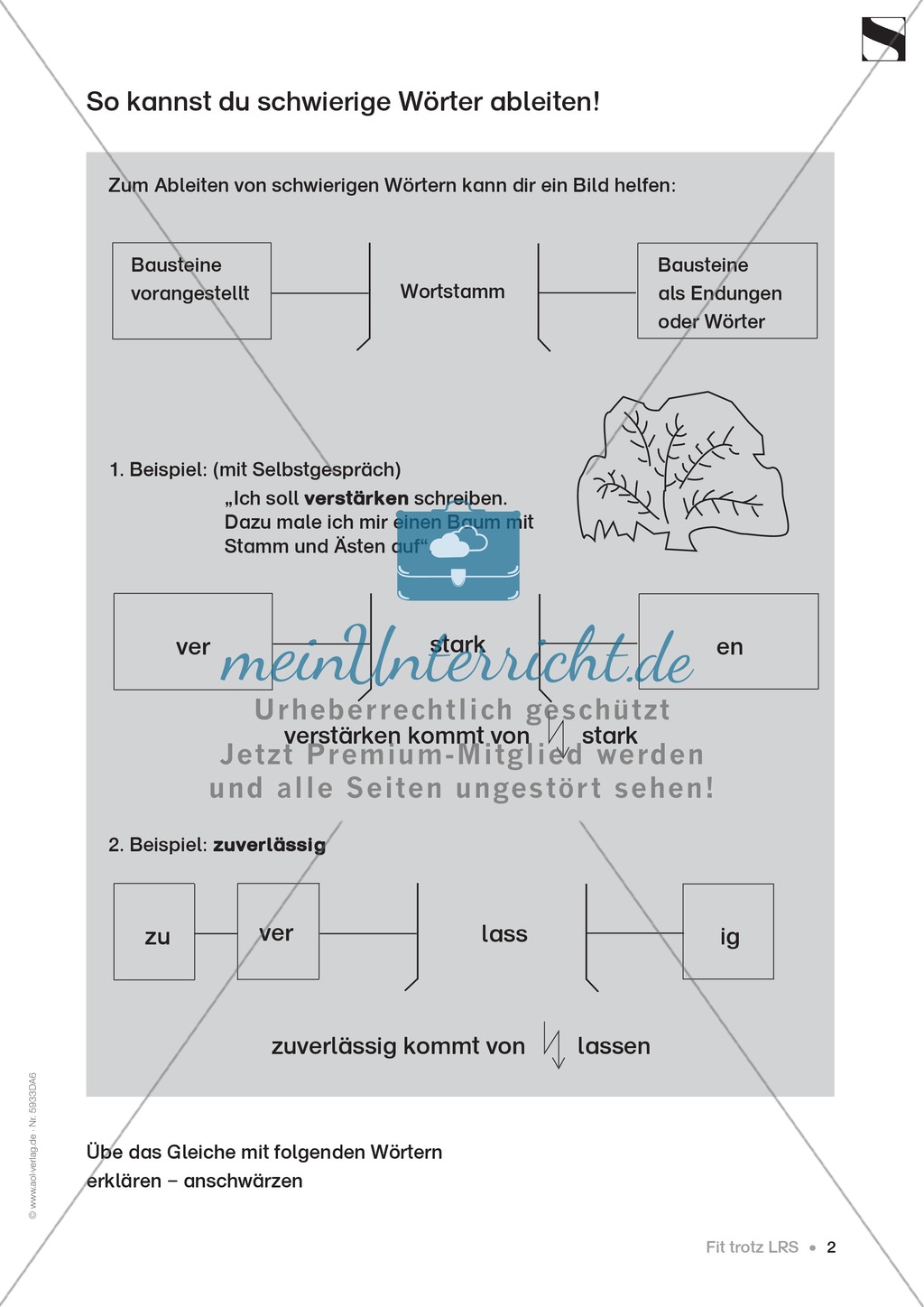 Aufbaumaterialien zu den FRESCH-Strategien: Gesamtes Material Preview 3