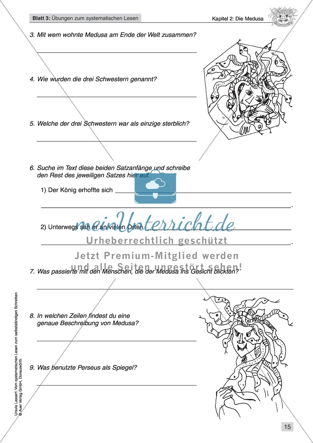 Vom systematischen Lesen zum selbstständigen Schreiben: Texte von Fabelwesen Preview 13