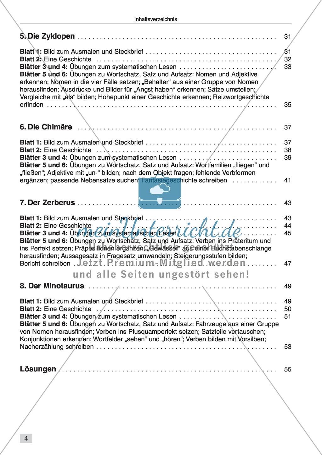 Vom systematischen Lesen zum selbstständigen Schreiben: Texte von Fabelwesen Preview 2