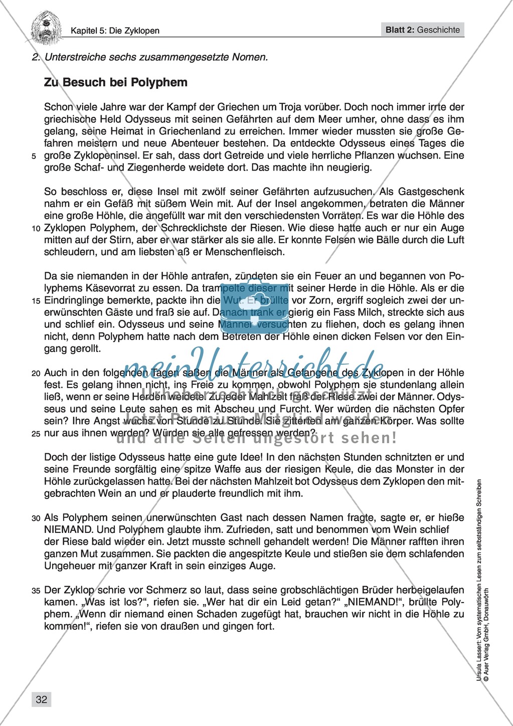 Vom systematischen Lesen zum selbstständigen Schreiben: Texte von Fabelwesen Preview 30