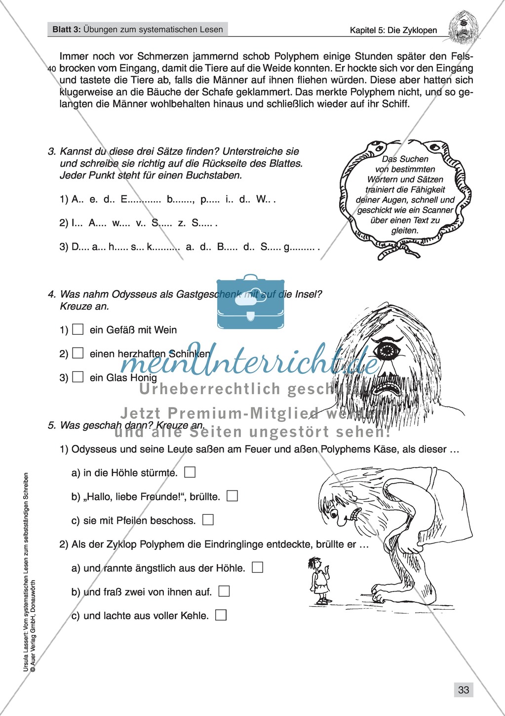Vom systematischen Lesen zum selbstständigen Schreiben: Texte von Fabelwesen Preview 31