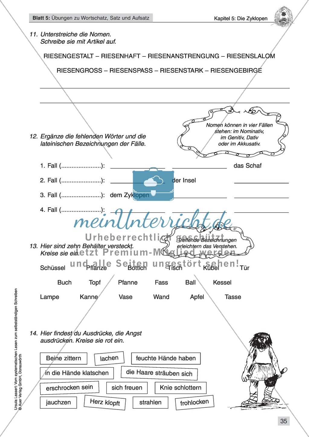 Vom systematischen Lesen zum selbstständigen Schreiben: Texte von Fabelwesen Preview 33