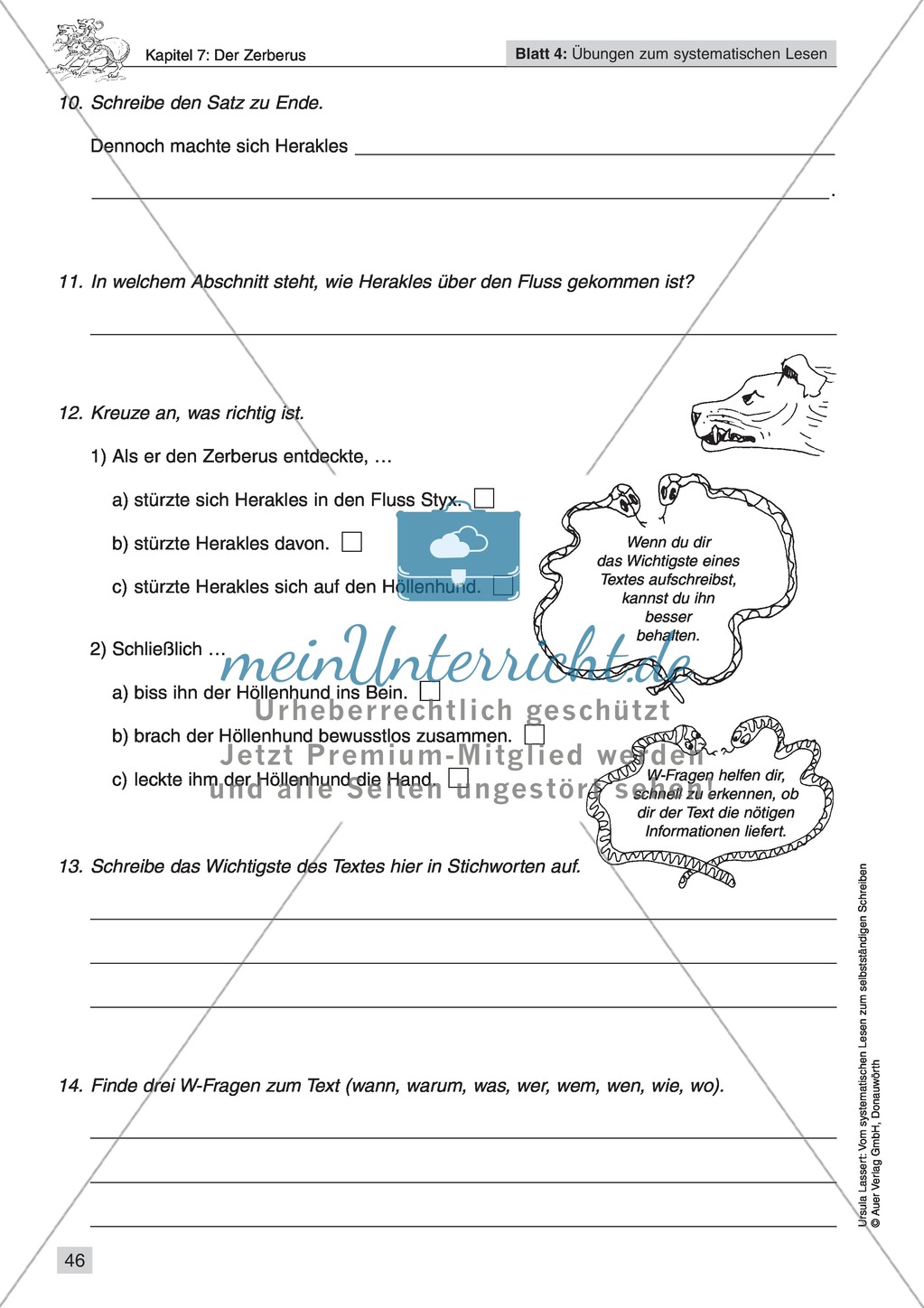 Vom systematischen Lesen zum selbstständigen Schreiben: Texte von Fabelwesen Preview 44