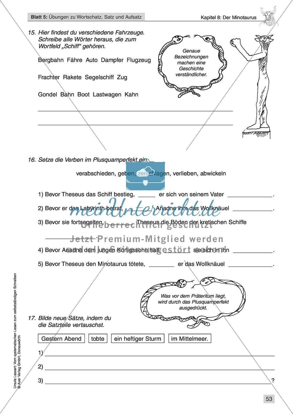 Vom systematischen Lesen zum selbstständigen Schreiben: Texte von Fabelwesen Preview 51