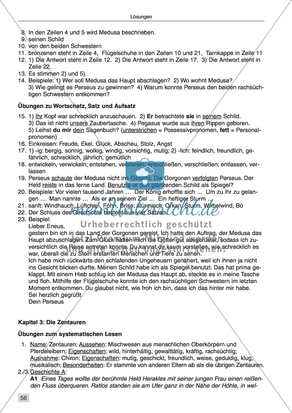 Vom systematischen Lesen zum selbstständigen Schreiben: Texte von Fabelwesen Preview 54