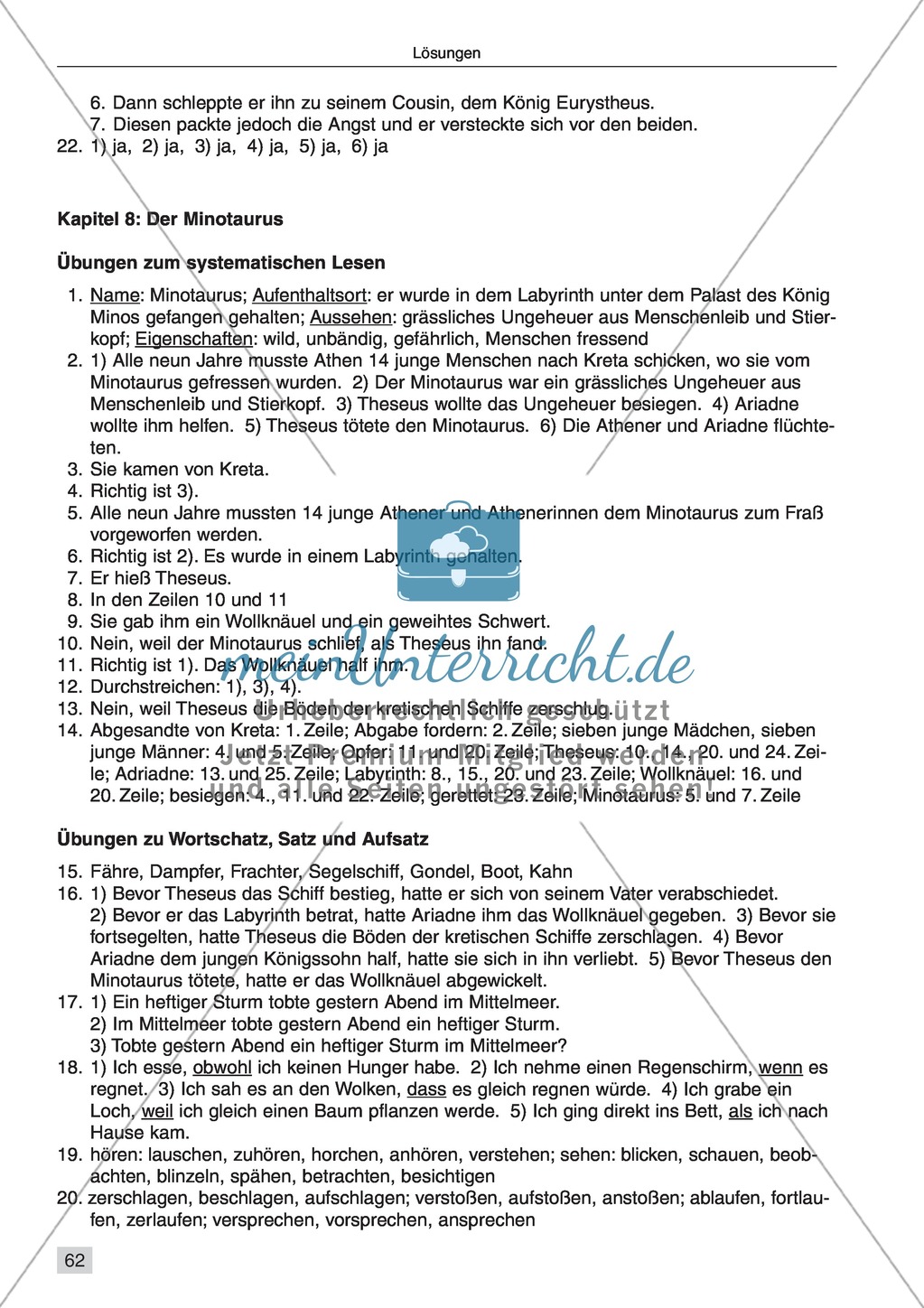 Vom systematischen Lesen zum selbstständigen Schreiben: Texte von Fabelwesen Preview 60