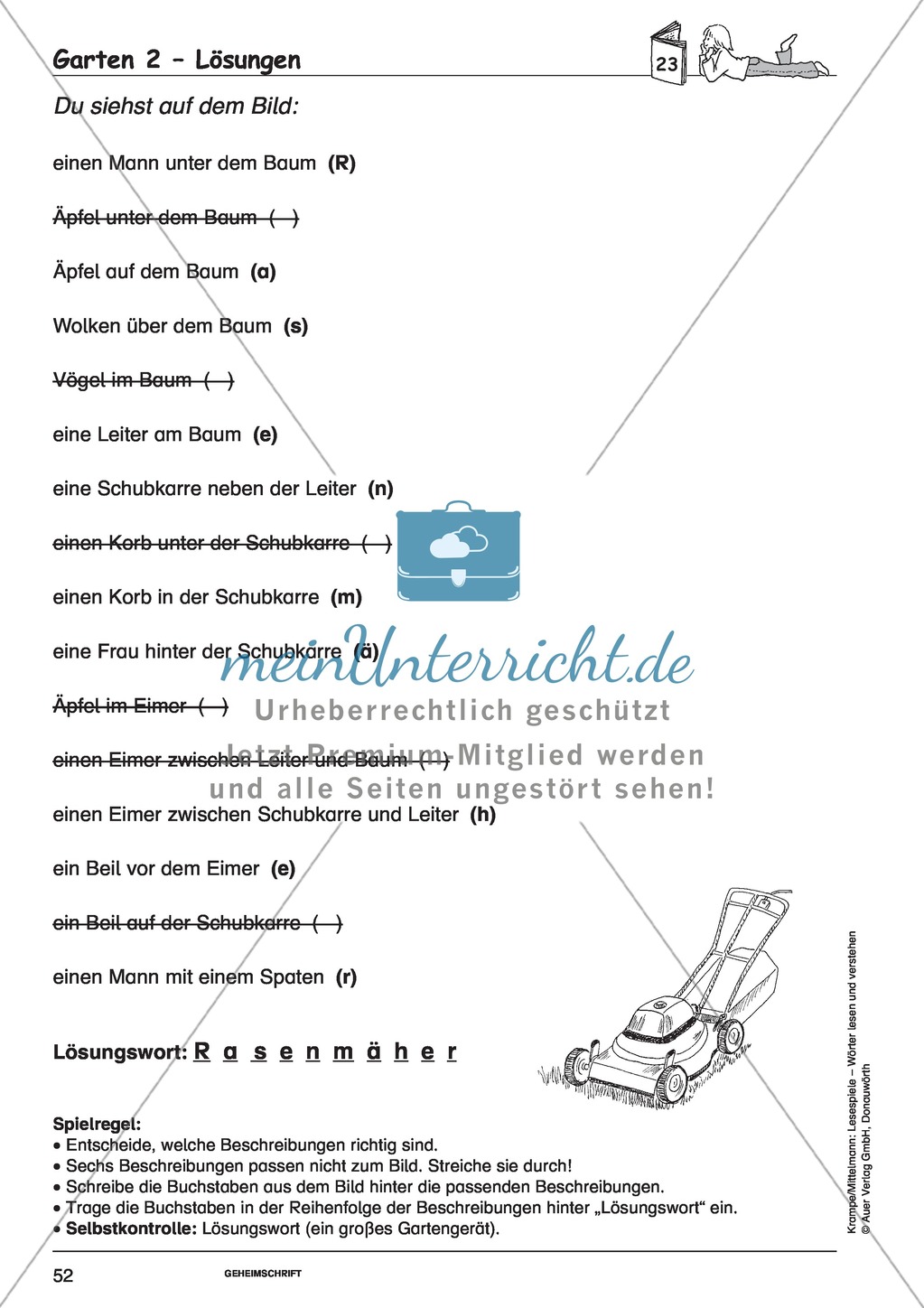 Mehrere Wörter mit Bild: Spielkarten + Lösung Preview 10