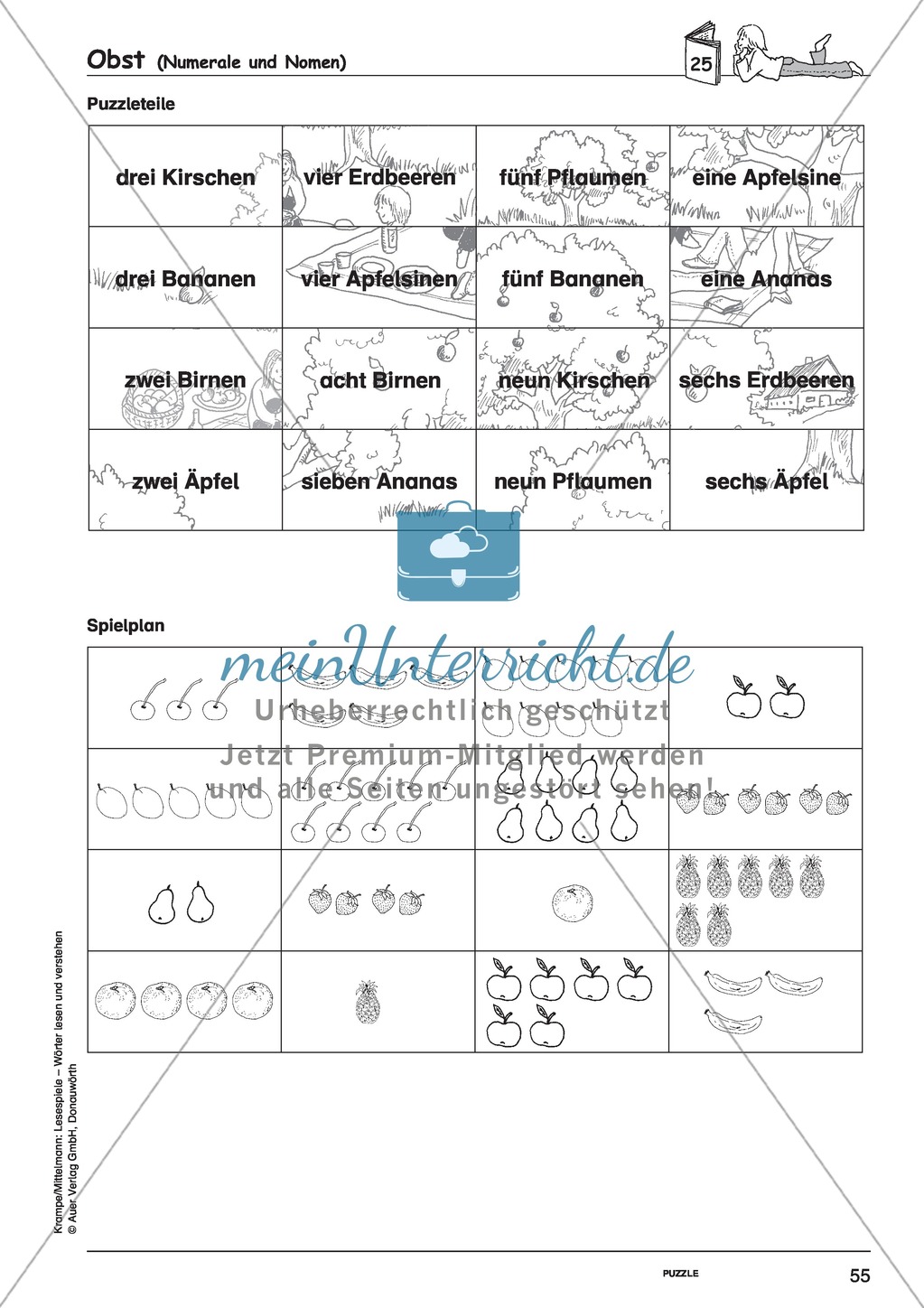 Mehrere Wörter mit Bild: Spielkarten + Lösung Preview 13