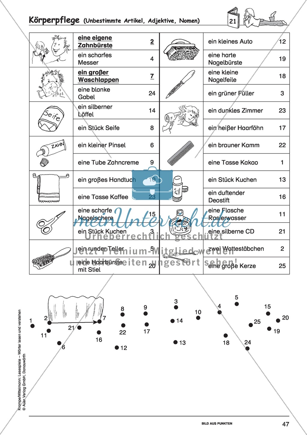 Mehrere Wörter mit Bild: Spielkarten + Lösung Preview 5