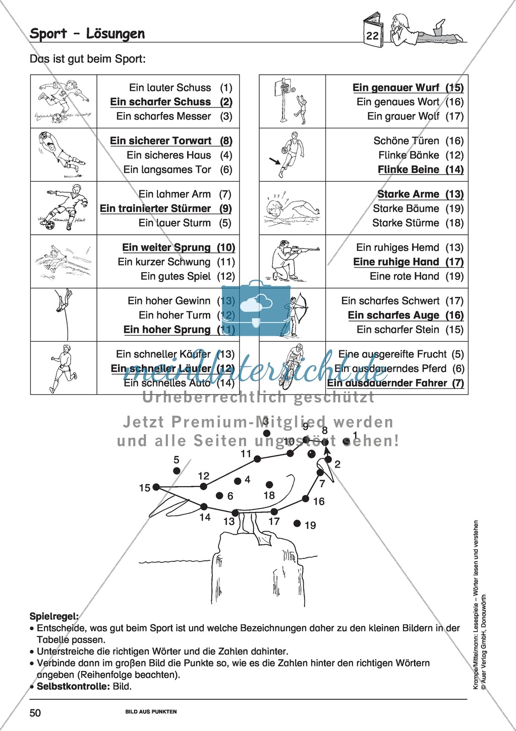 Mehrere Wörter mit Bild: Spielkarten + Lösung Preview 8