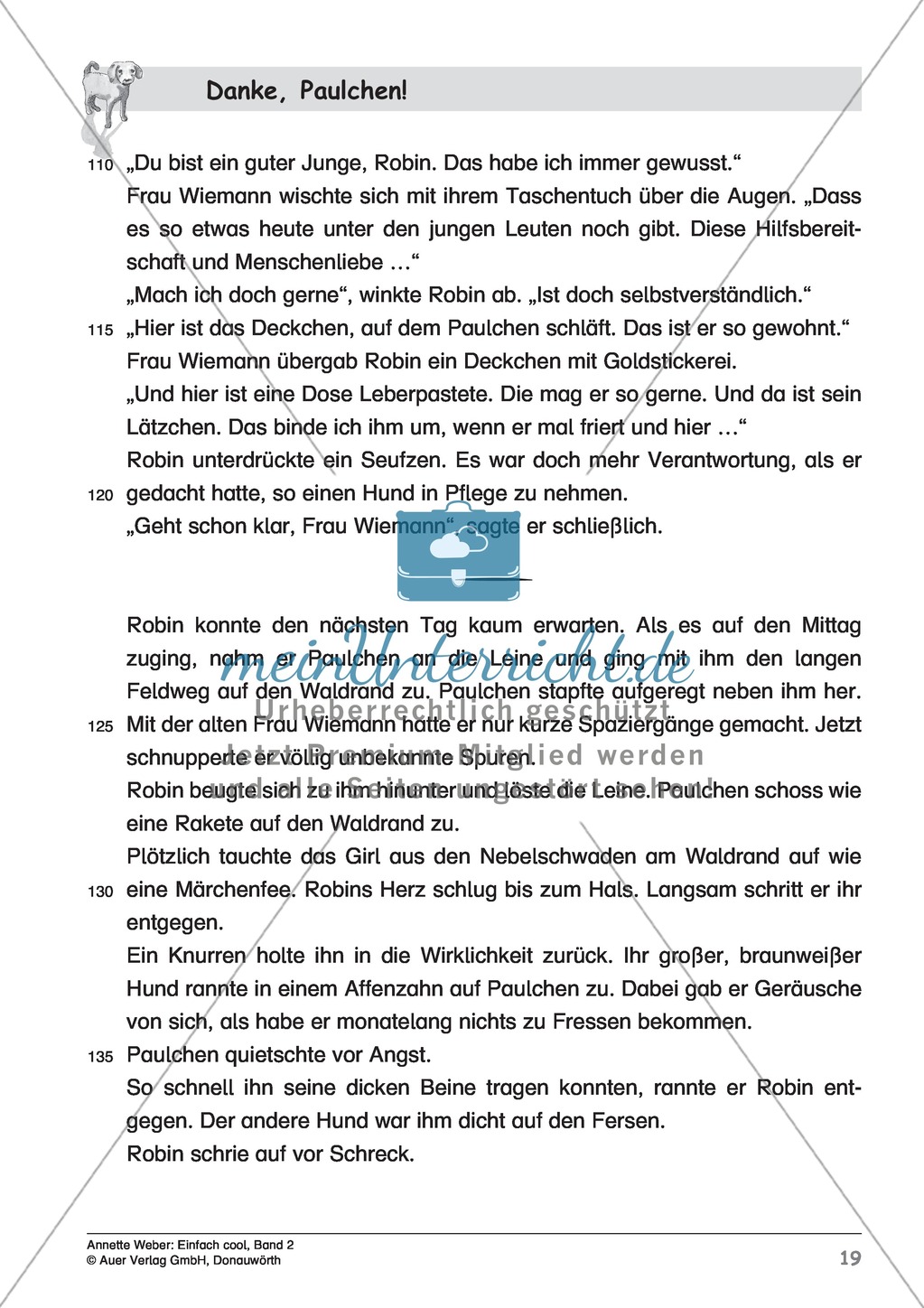 Kurzgeschichte "Danke, Paulchen": Lesetext Preview 6