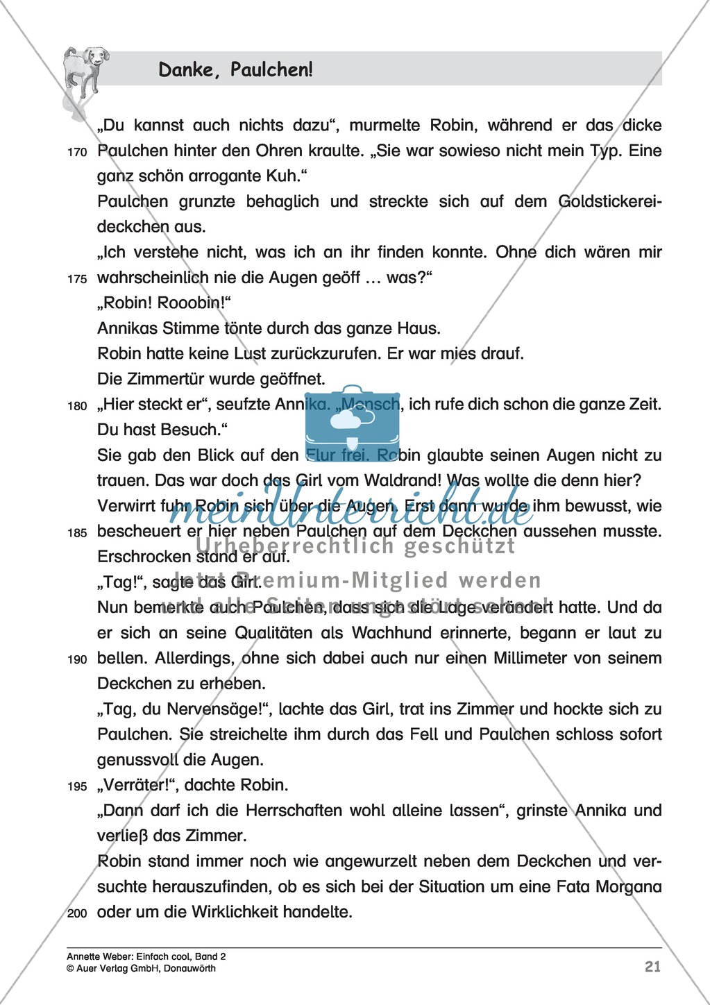 Kurzgeschichte "Danke, Paulchen": Lesetext Preview 8