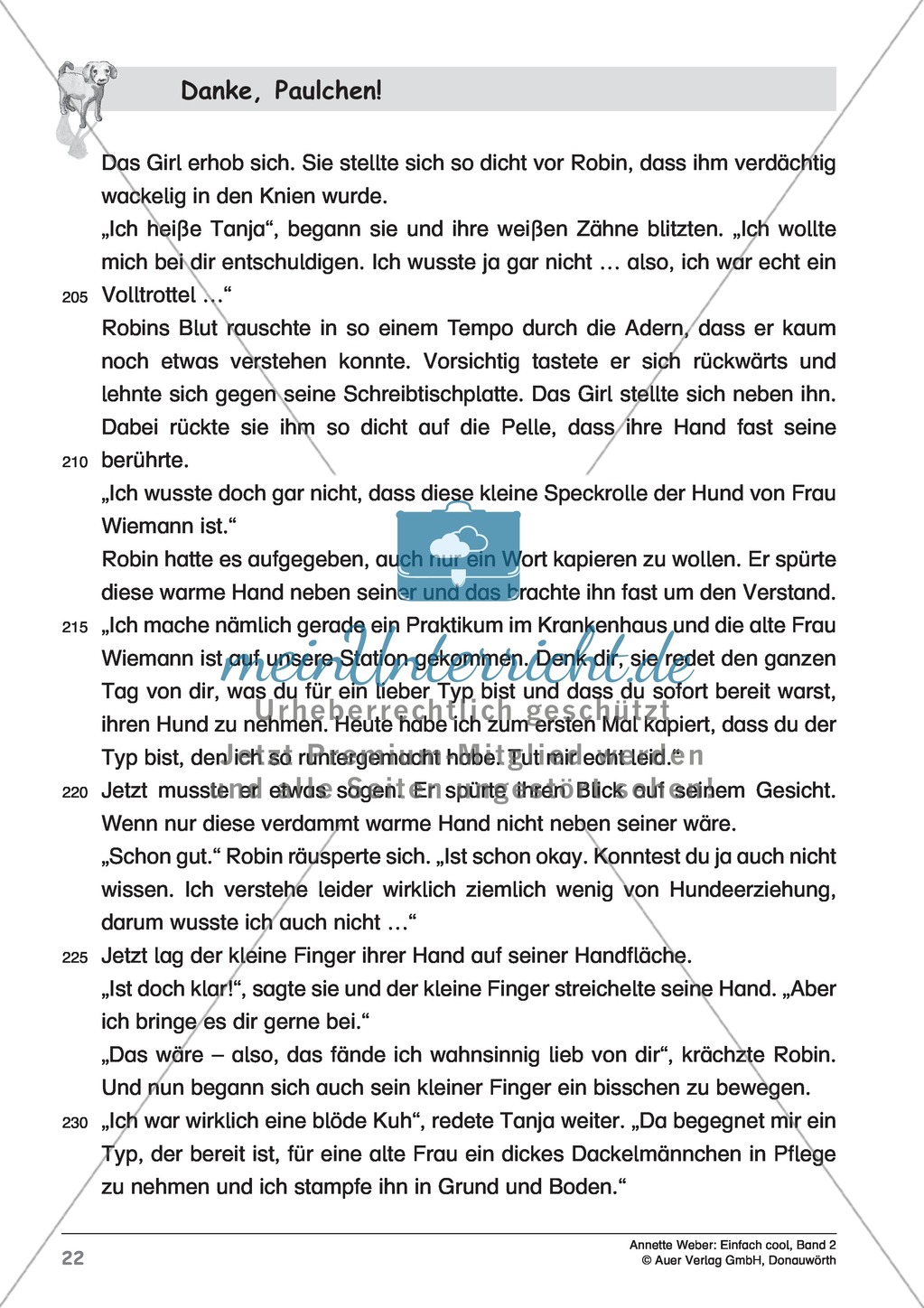 Kurzgeschichte "Danke, Paulchen": Lesetext Preview 9